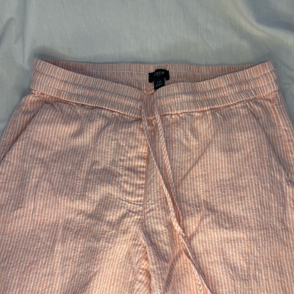 J Crew Women’s Striped Pink Lounge Pants size 10 - Picture 4 of 10